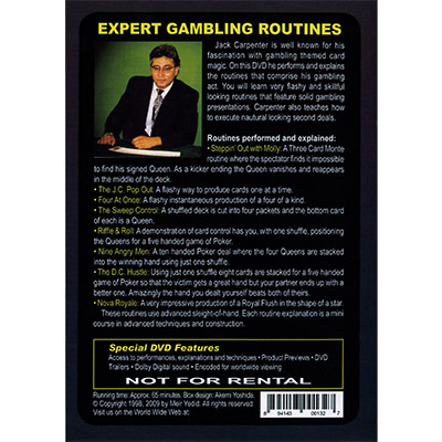Jack Carpenter Expert Gambling Routines - DVD
