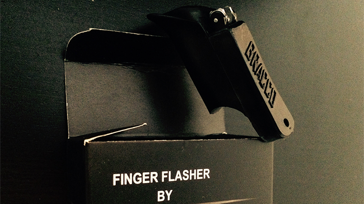 Finger Flasher (Black) by Jeremy Bracco - Trick
