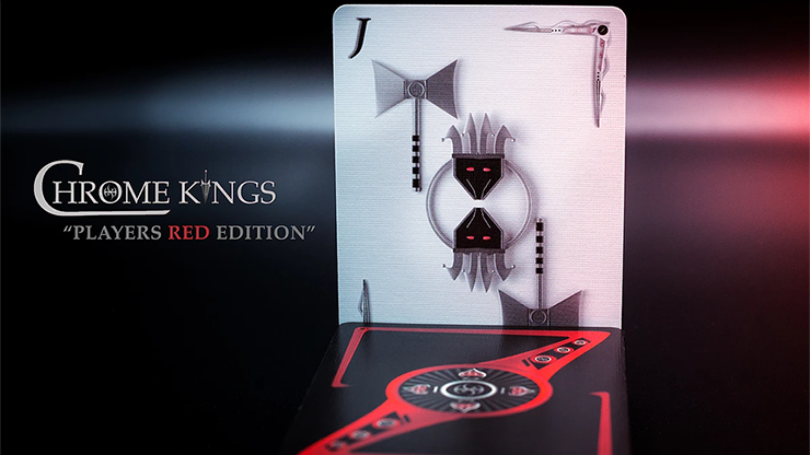 Chrome Kings Limited Edition Playing Cards (Players Red Edition) by De&#039;vo vom Schattenreich and Handlordz