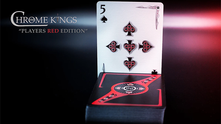 Chrome Kings Limited Edition Playing Cards (Players Red Edition) by De&#039;vo vom Schattenreich and Handlordz