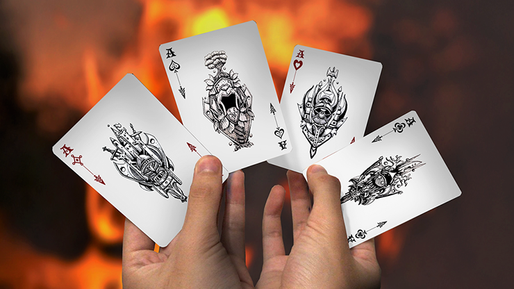 Blood and Beast (Silver) Playing Cards