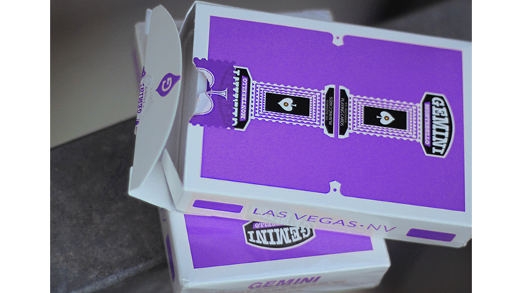 Gemini Casino Purple Playing Cards by Gemini