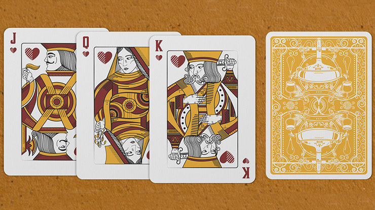 Hops &amp; Barley (Pale Gold Pilsner) Playing Cards by JOCU Playing Cards