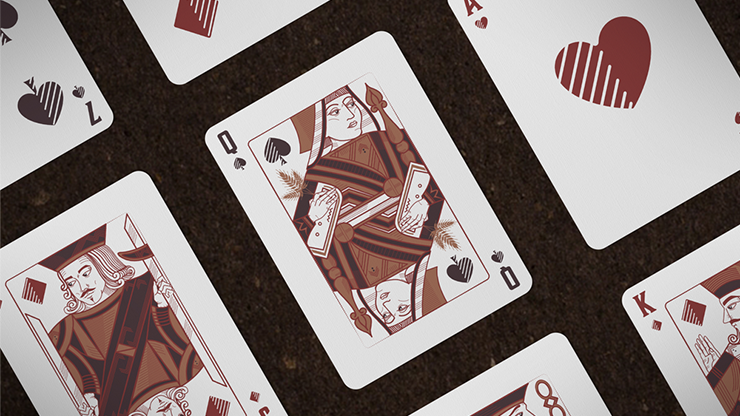 Hops &amp; Barley (Copper) Playing Cards by JOCU Playing Cards