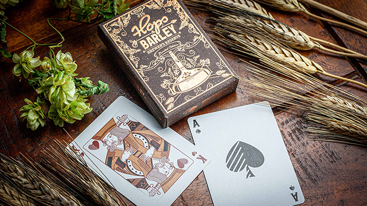 Hops &amp; Barley (Copper) Playing Cards by JOCU Playing Cards