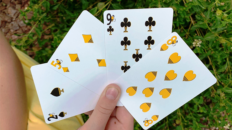 Gilded Bicycle Beekeeper Playing Cards (Dark)