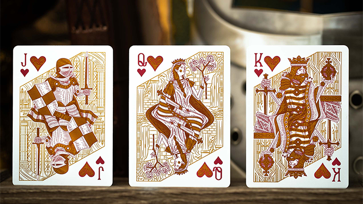 King Arthur (Carmine Cavalier) Playing Cards by Riffle ShuffleKing Arthur (Carmine Cavalier) Playing Cards by Riffle Shuffle
