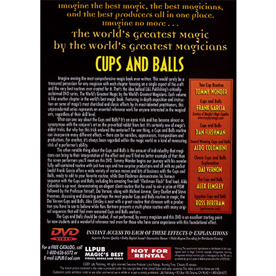Cups and Balls Vol. 1 (World&#039;s Greatest) - DVD by L&amp;l Publishing