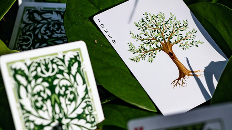 Leaves Collector&#039;s (White) Playing Cards by Card House Company