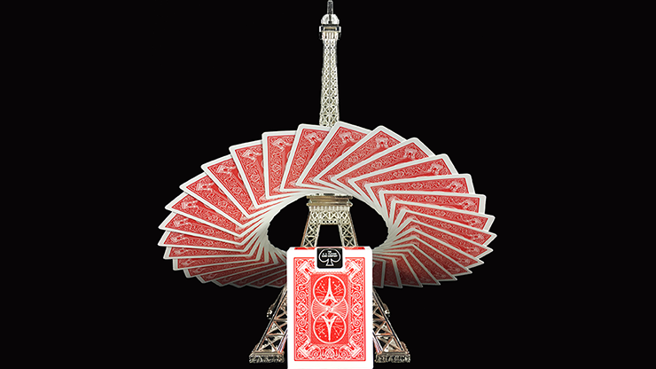 Bicycle Paris Back Limited Edition Red Playing Cards by JOKARTE