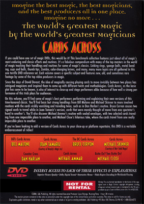 Cards Across (World&#039;s Greatest Magic) - DVD