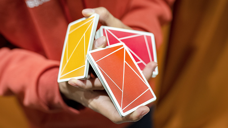 Flexible Gradients Orange Playing Cards by TCC
