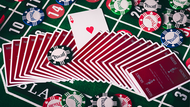 실버색벗_레드(Silver Sackbut Playing Cards (Red)실버색벗_레드(Silver Sackbut Playing Cards (Red)