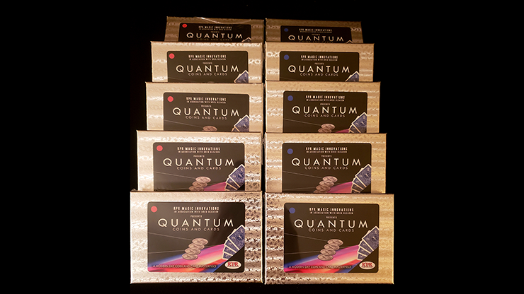 US Quarter Blue Card Quantum Coins Gimmicks and Online Instructions by Greg Gl 