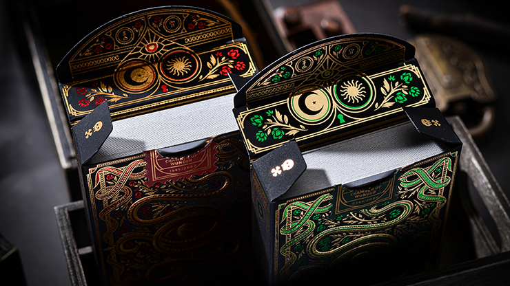 The Secret (Scarlet Edition) Playing Cards by Riffle Shuffle