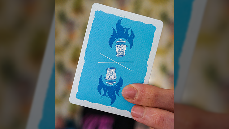 Trash &amp; Burn (Blue) Playing Cards by Howlin&#039; Jacks
