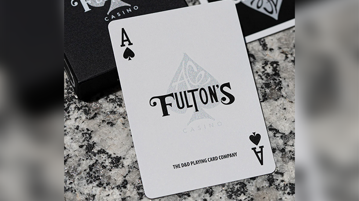 Ace Fulton&#039;s Casino (Black) Playing Cards by Dan &amp; Dave