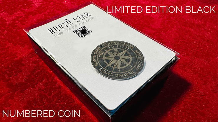 North Star Midnight Black Marked Edition (With Numbered Coin &amp; Routines) by James Anthony
