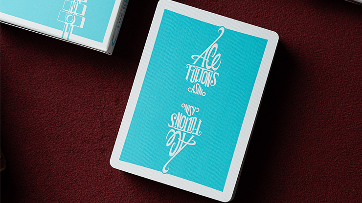 Ace Fulton&#039;s Casino: Miami Vice Blue Playing Cards