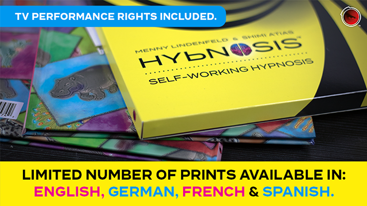 HYbNOSIS - GERMAN BOOK SET LIMITED PRINT - HYPNOSIS WITHOUT HYPNOSIS (PRO SERIES) by Menny Lindenfeld &amp; Shimi Atias - Trick
