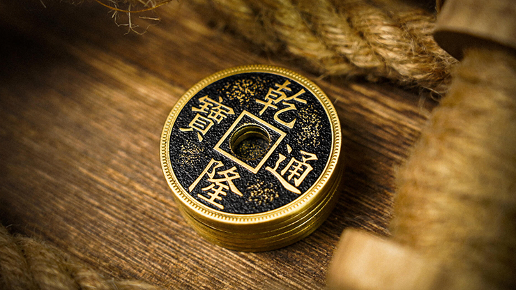 Crazy Chinese Coins by Artisan Coin &amp; Jimmy Fan (Gimmicks and Online Instructions) - Trick