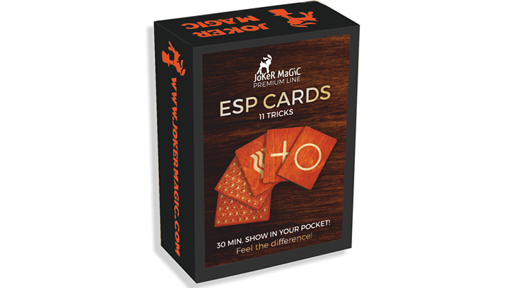 Wooden ESP Cards by Joker Magic - Trick