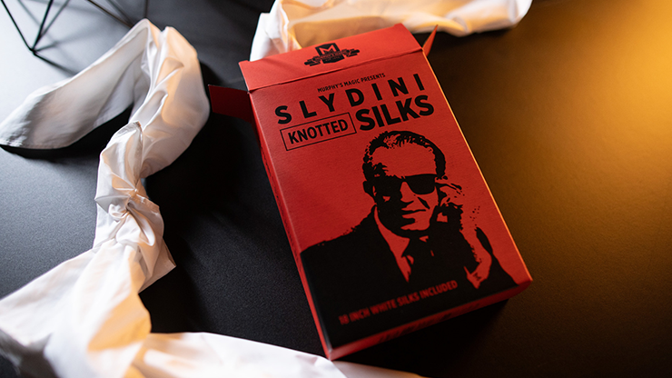 Slydini&#039;s Knotted Silks (White / 18 Inch)  by Slydini &amp; Murphy&#039;s Magic - Trick