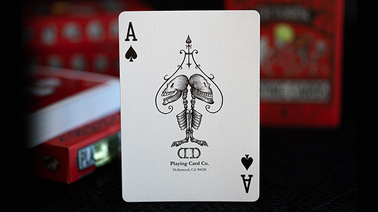 FULTON&#039;S October Red Edition Playing Cards