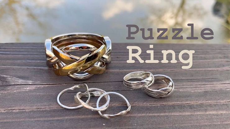 Puzzle Ring Size 12 (Gimmick and Online Instructions) - Trick