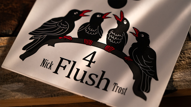 4 FLUSH RED by Nick Trost and Murphy&#039;s Magic - Trick