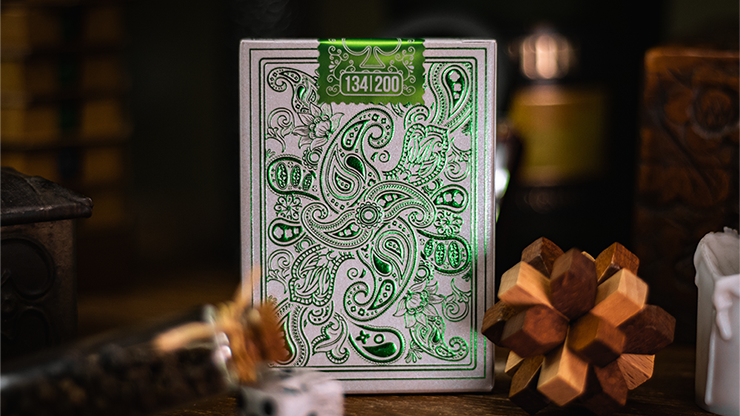 Emerald Wonder (Silver Gilded) Playing Cards