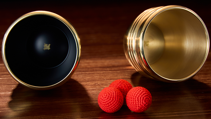 Cups and Balls Set (Brass) by Bluether Magic and Raphael