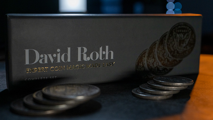 David Roth Expert Coin Magic Made Easy Complete Set by Murphy&#039;s Magic Supplies - Trick