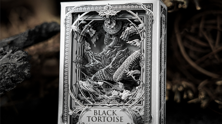 Black Tortoise Black Gold Box Set by Ark Playing Cards