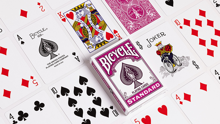 Bicycle Color Series (Berry) Playing Card by US Playing Card Co