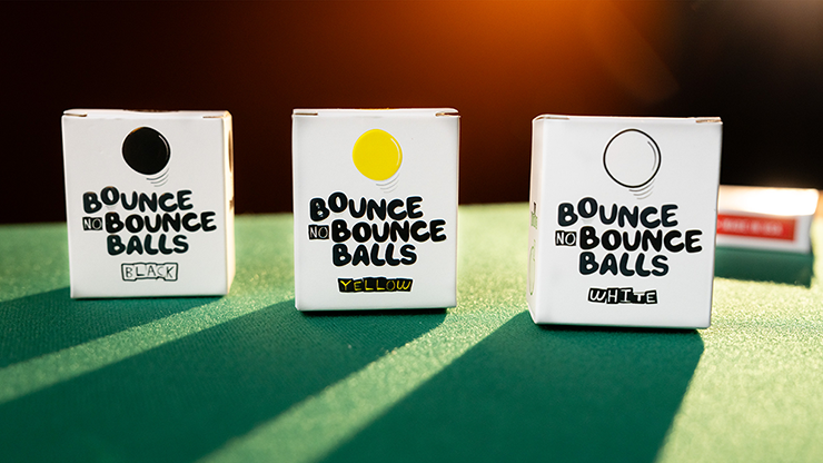 Bounce no Bounce Balls BLACK by Murphy&#039;s Magic - Trick