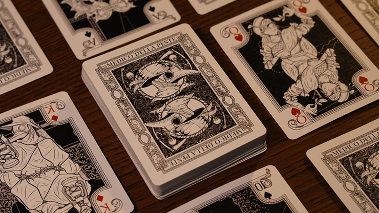 Plague Doctor (Veil) Playing Cards By Anti-Faro Cards